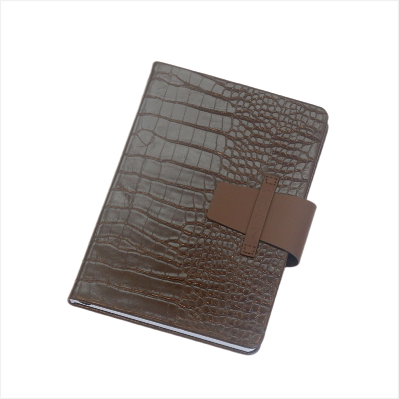 Brown leather notebook