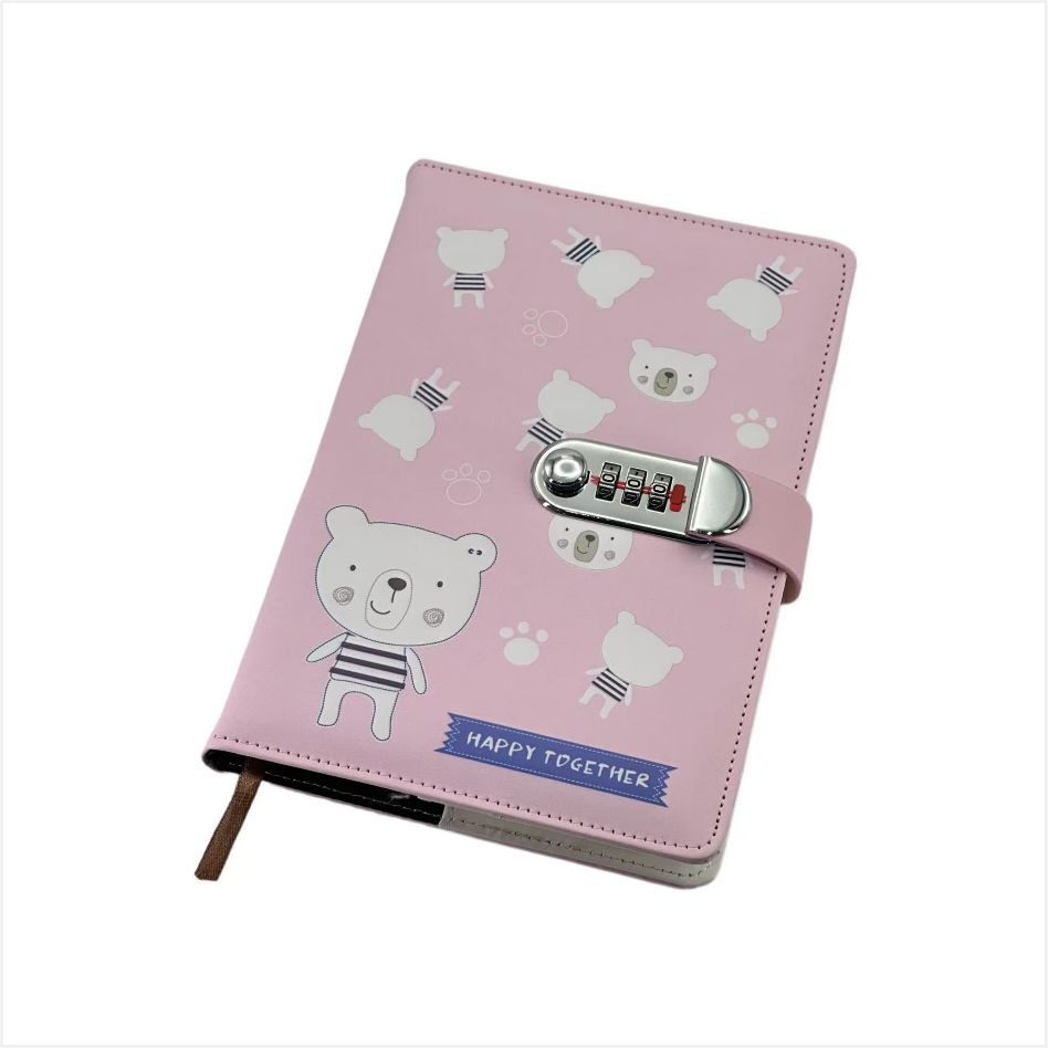 Combination lock  notebook