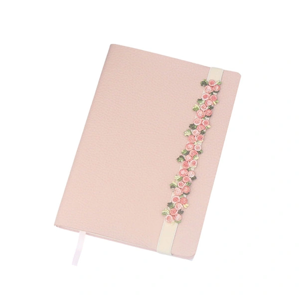 Embroidered notebook